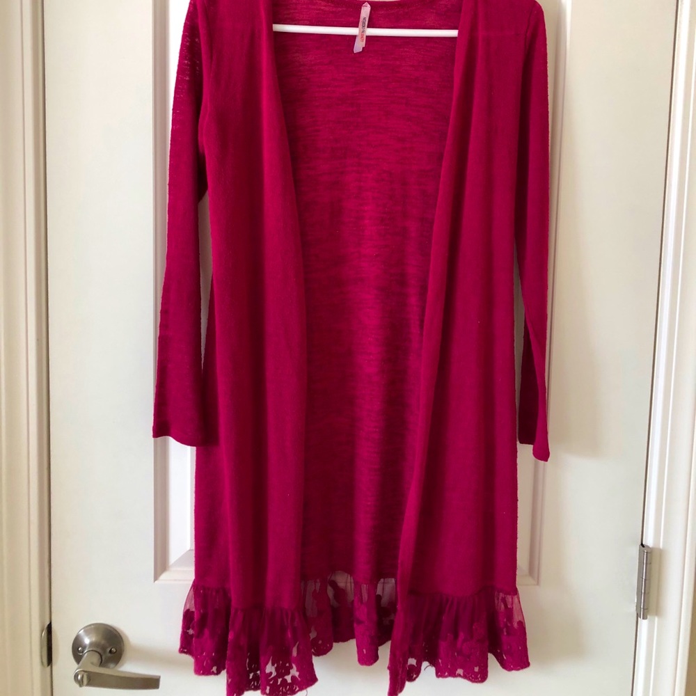 Pink Cardigan